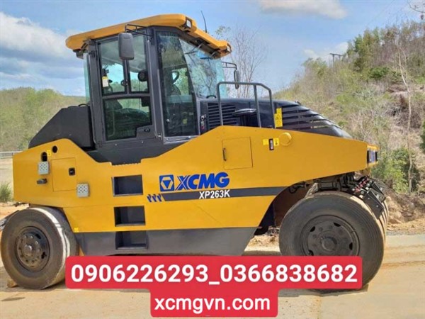 Xe lu thảm bánh lốp XCMG 2024 XP263